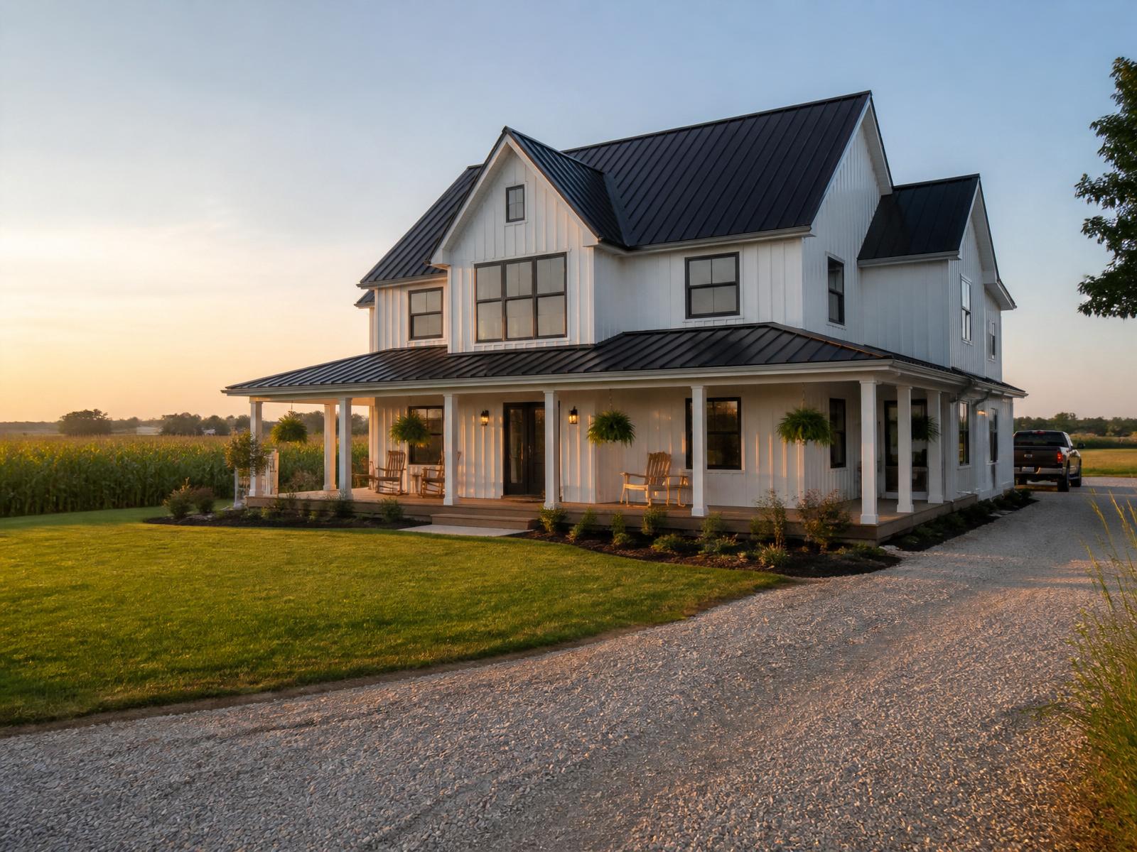 Standing Seam Metal Roof example in Northeast Indiana