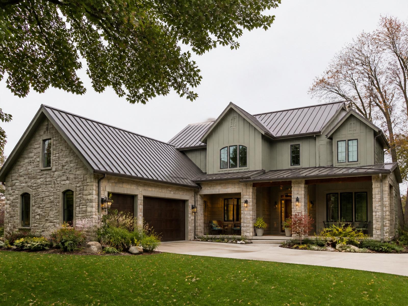 Standing Seam Metal Roof example in Southern Michigan